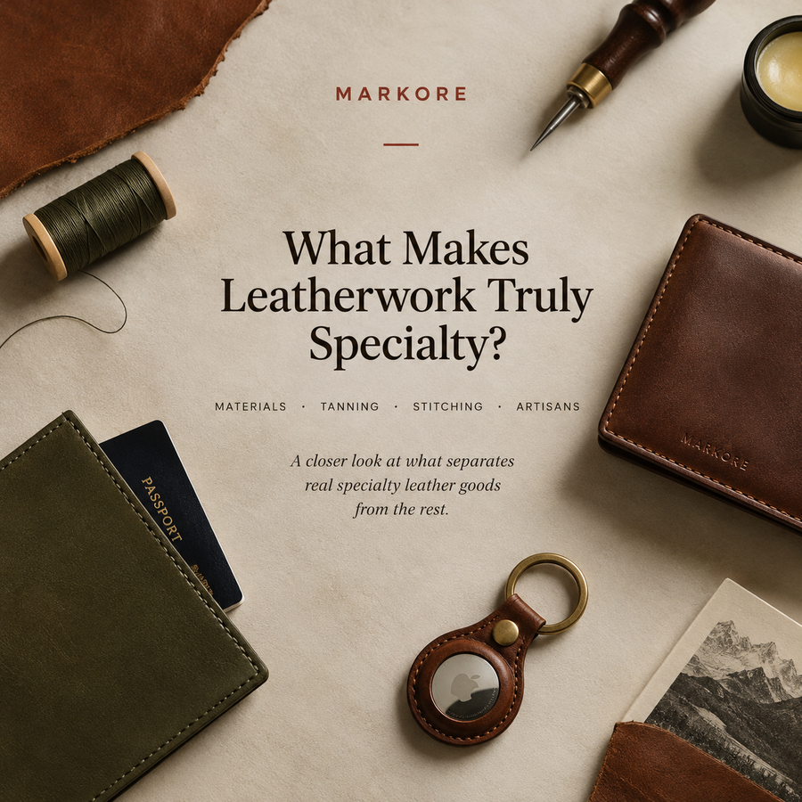 Specialty Leatherwork: What It Actually Means and How to Spot the Real Thing