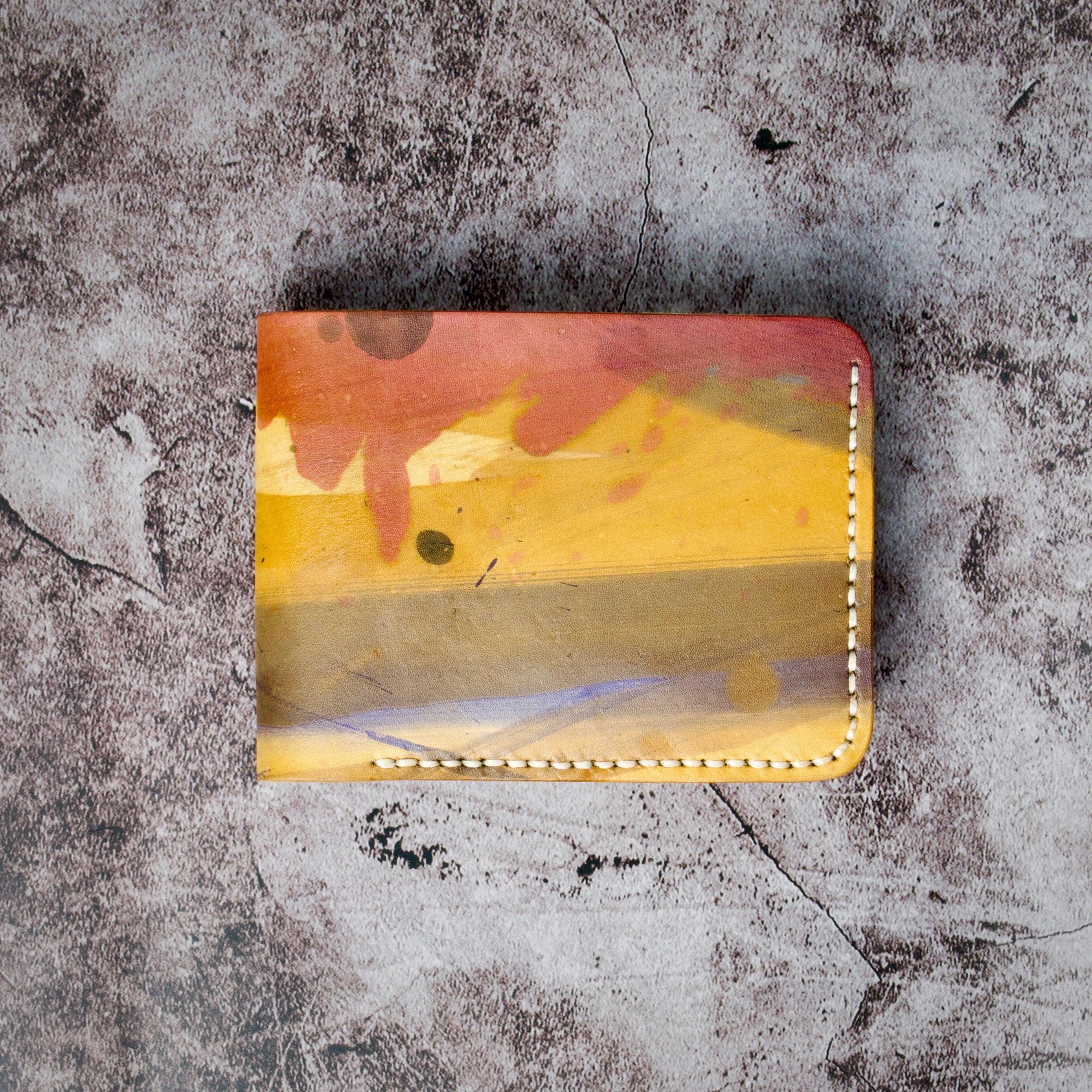 Canvas Chaos – Klassische faltbare Geldbörse