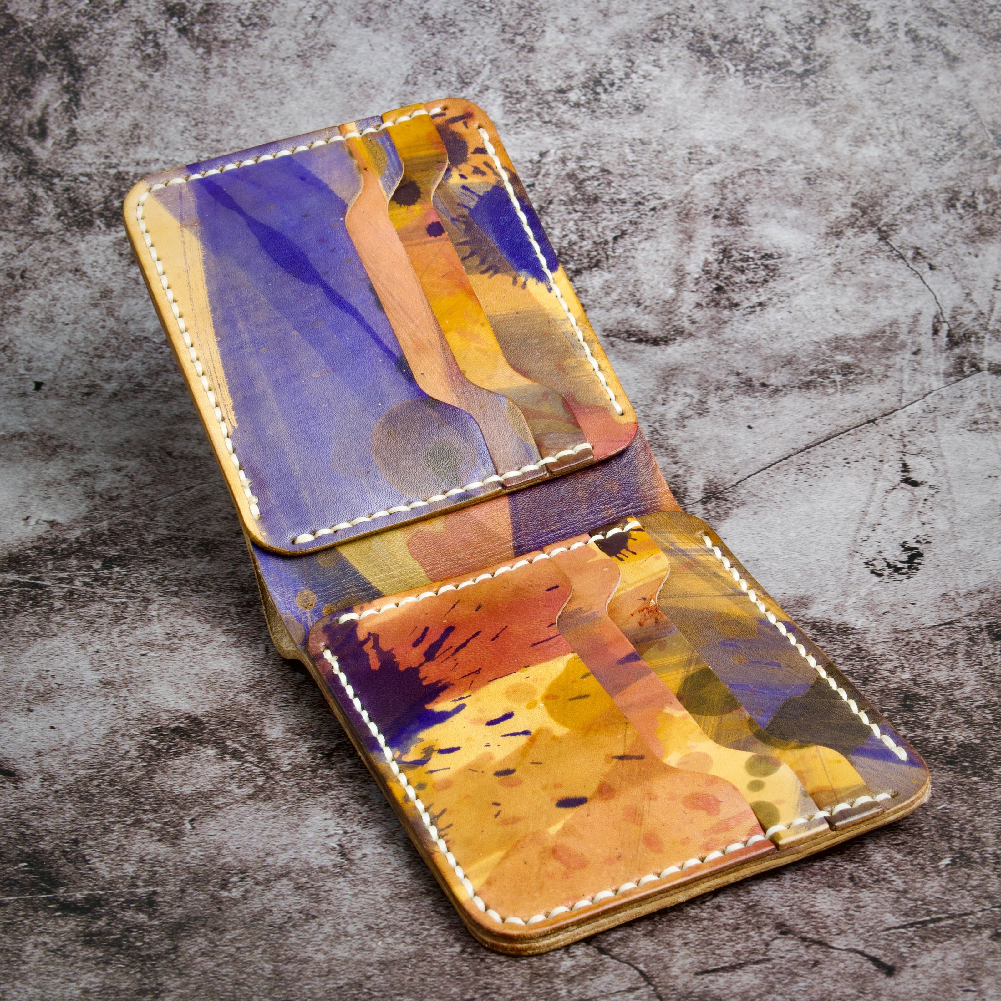 Canvas Chaos – Klassische faltbare Geldbörse