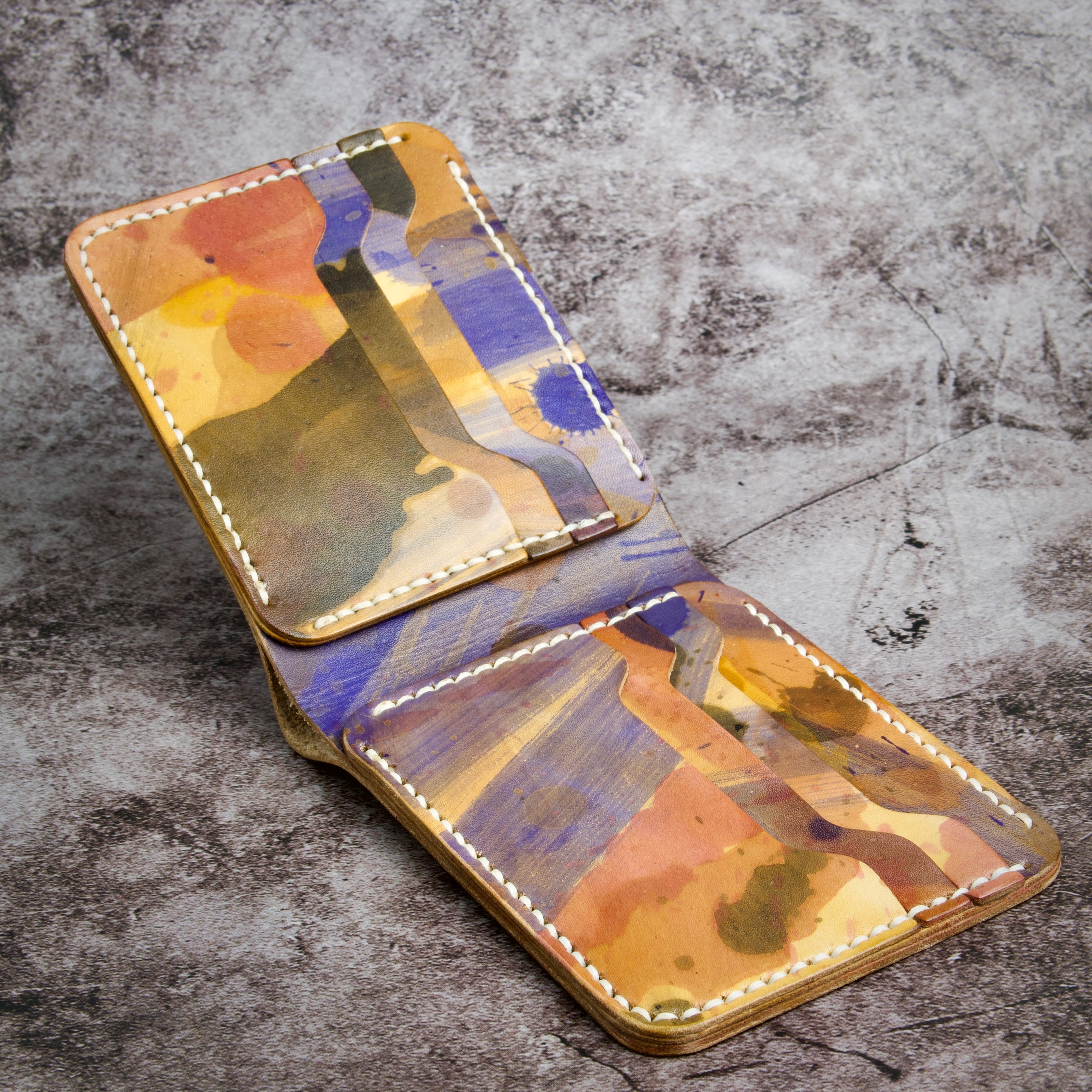 Canvas Chaos – Klassische faltbare Geldbörse