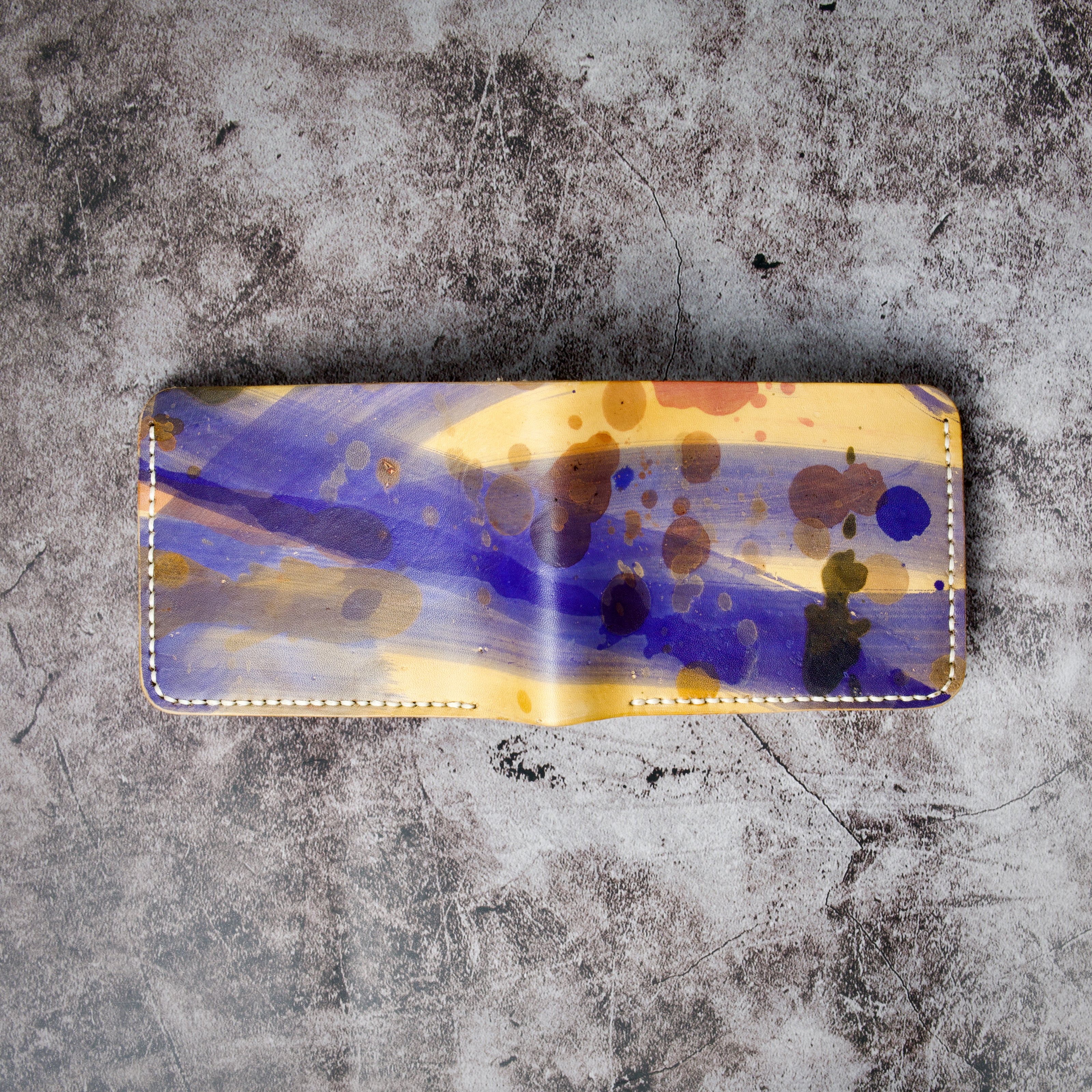 Canvas Chaos – Klassische faltbare Geldbörse