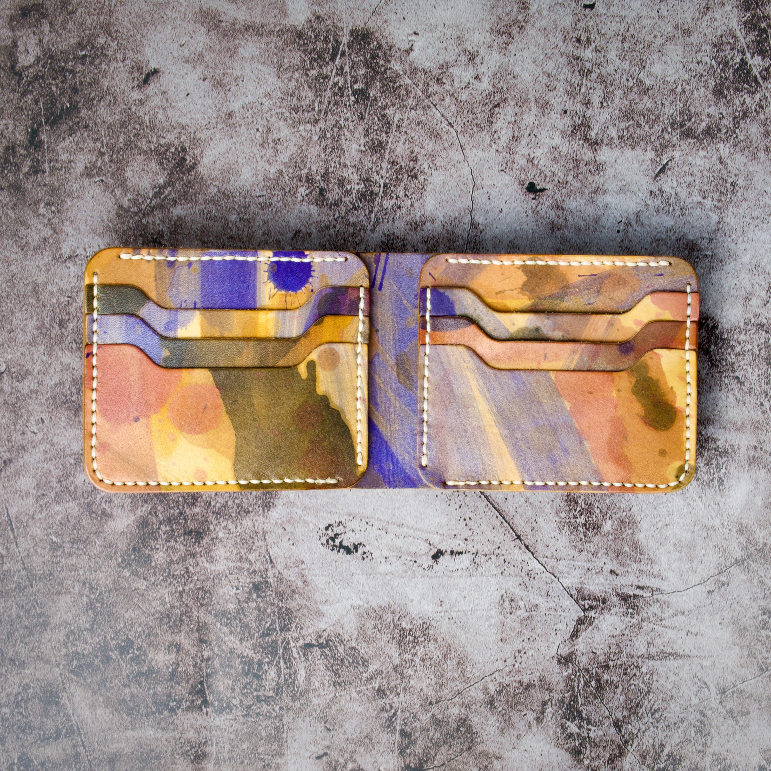 Canvas Chaos – Klassische faltbare Geldbörse