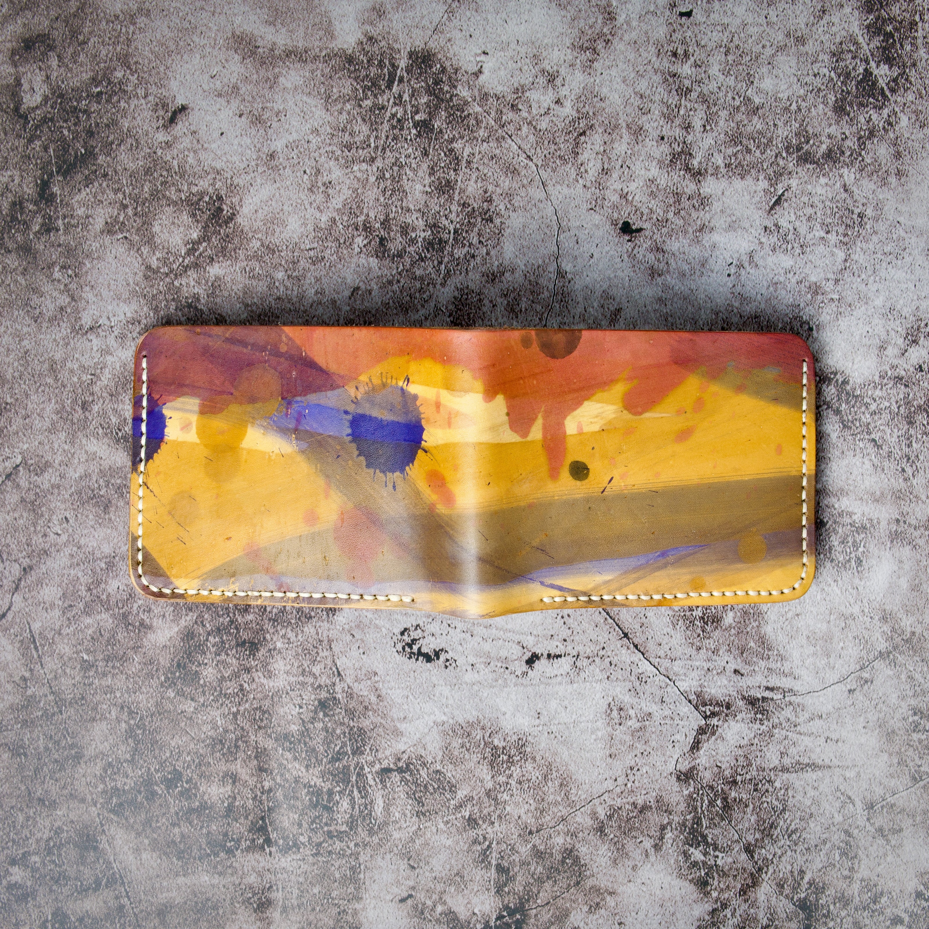 Canvas Chaos – Klassische faltbare Geldbörse