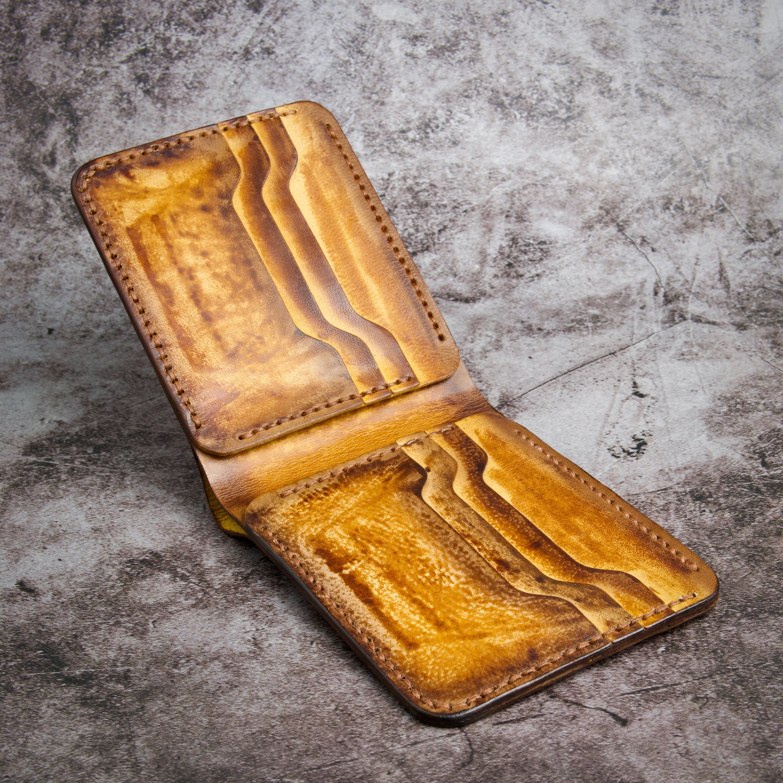 Canvas Flame – Klassische faltbare Geldbörse