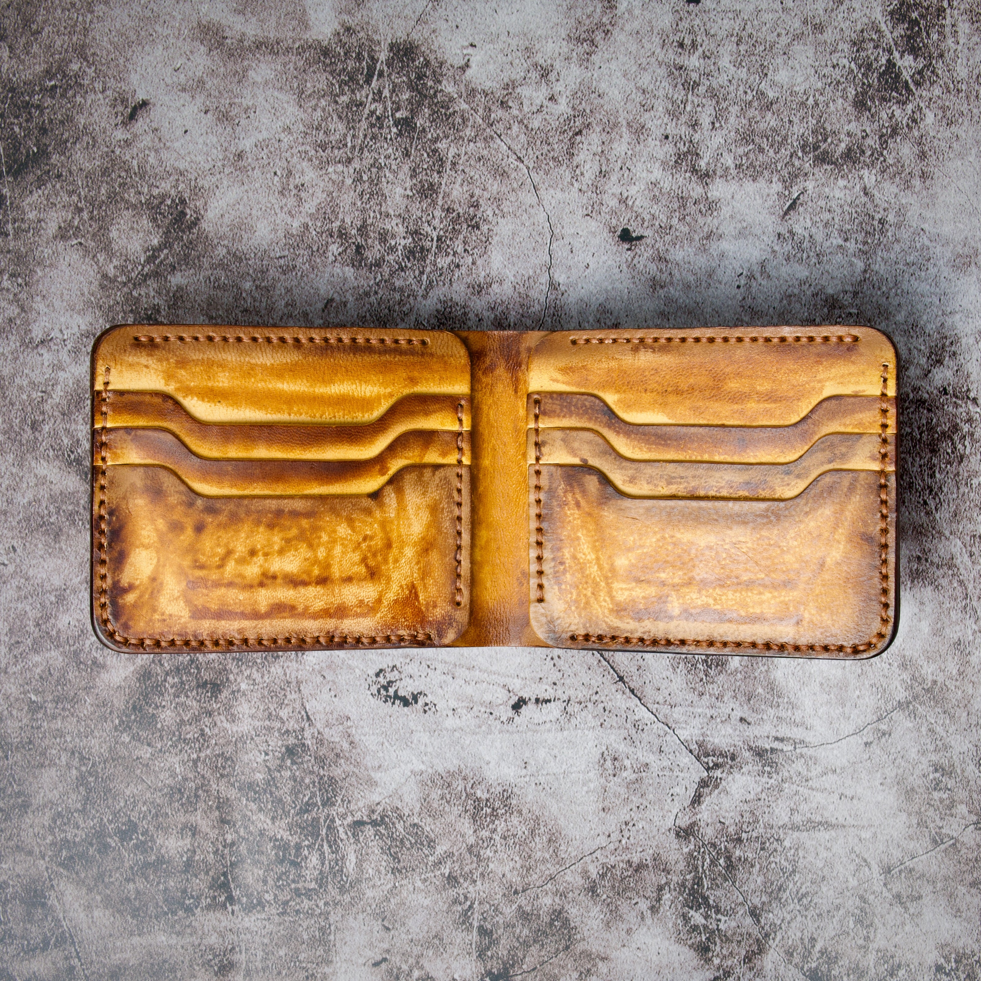 Canvas Flame – Klassische faltbare Geldbörse