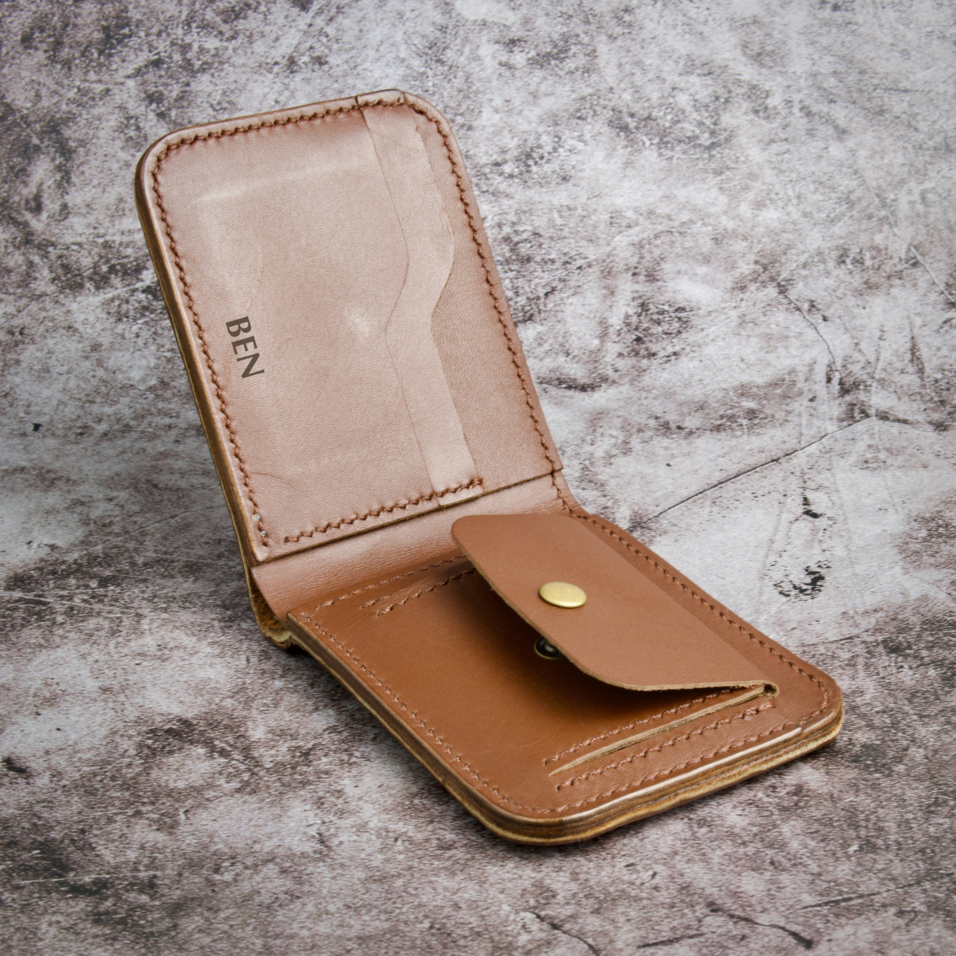 Indus Sultan | Klassische Faltbare Geldbörse aus Vollnarbenleder mit Krokoprägung