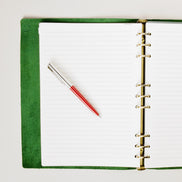 Nachfüllbares Leder-Notizbuch B5 aus Vollnarbenleder | Shandur Binder