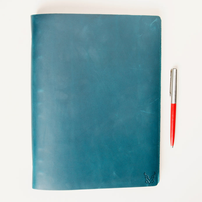 Nachfüllbares Leder-Notizbuch B5 aus Vollnarbenleder | Shandur Binder