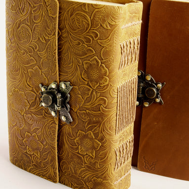 Vintage-Leder-Tagebuch, A5, 480 Seiten | Misra Daily