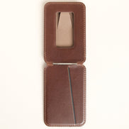 Leather MagSafe Wallet with Stand | Mag Lift