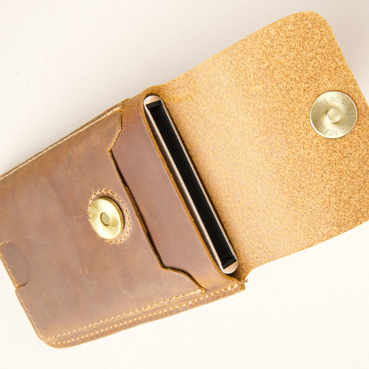 Pop-Up Leather Mini Wallet – Vintage Finish | Passu Rise