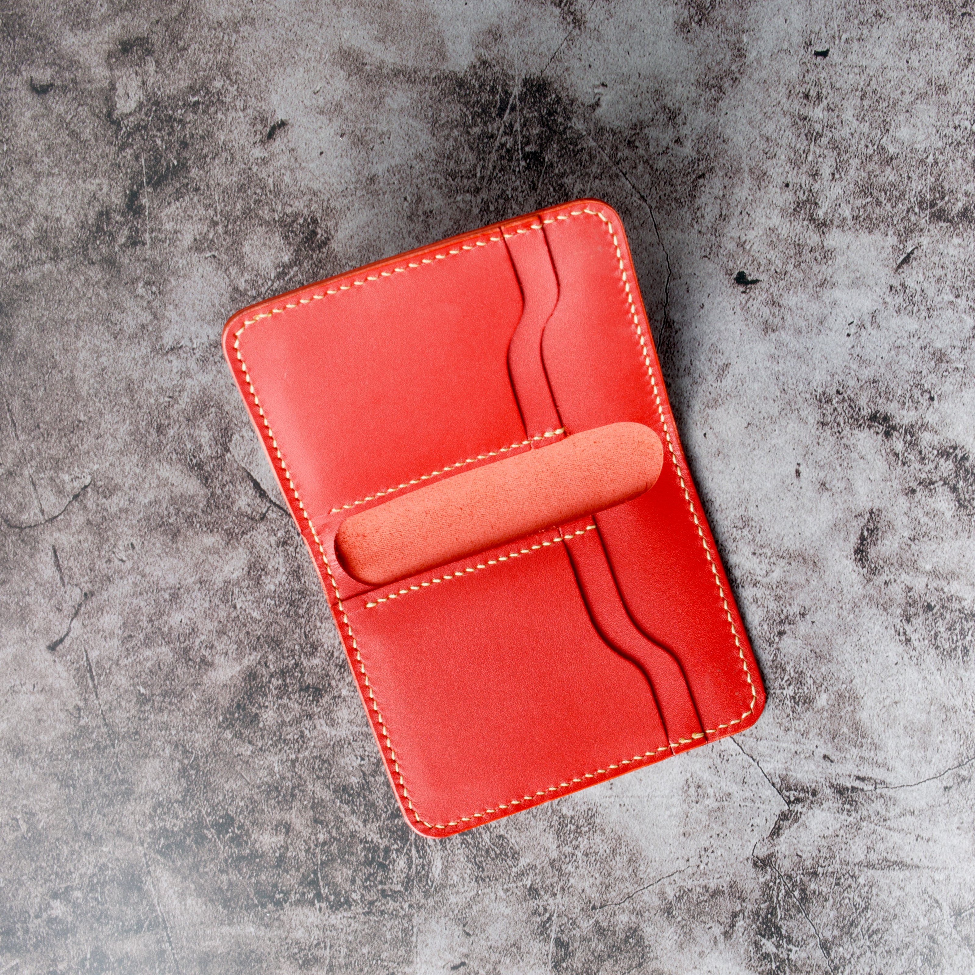 Slim Vertical Bi-Fold Wallet | Ravi Fold