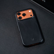 Lederhülle für das iPhone 17 | Shell Frame