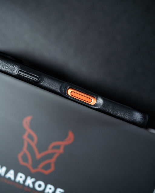 Lederhülle für das iPhone 17 | Shell Frame